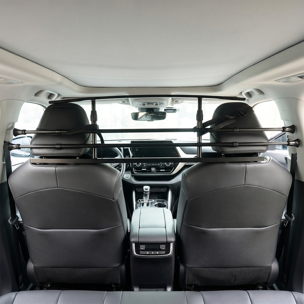 Headrest-Mounted Tubular Pet Barrier main view