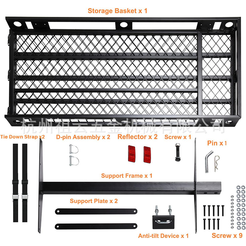 Folding Mobility Scooter Carrier with Ramp detail view