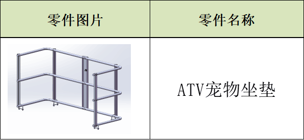ATV Pet Seat Rack main view