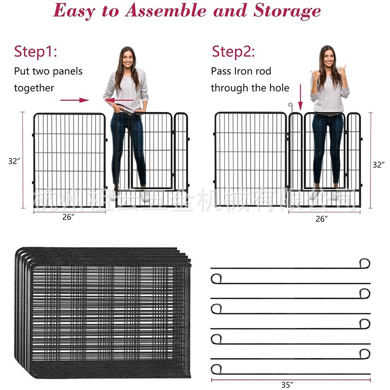 Modular Indoor/Outdoor Pet Playpen Product view 3