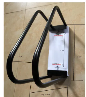 Single-Bike Floor Rack Main view