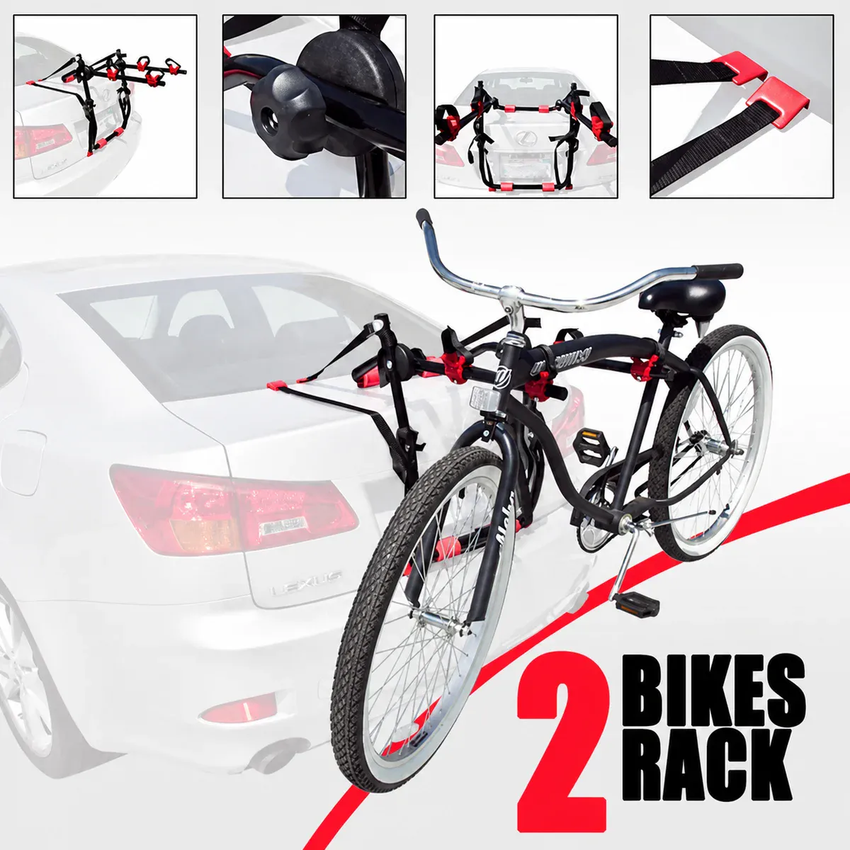 Universal Rear-Mounted Bike Rack Main view