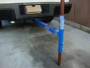 Hitch-Mounted Support Stand Main view